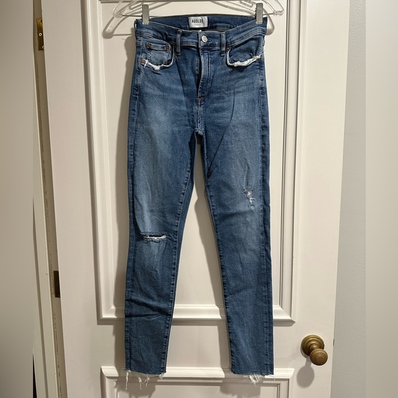 Agolde Sophie Ankle Skinny in Pentacle (blue) size 28 - Picture 1 of 4